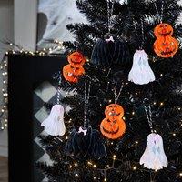 OHS Halloween Tree Decoration Set Party Hanging Dcor Paper | Size: 8 Pack