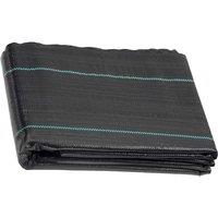 KAV Weed Control Membrane Cover & Plants Barrier Sheet for Ground Plants in Black | Size: Small