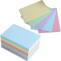 KAV 100-Sheet Coloured Record Flash Cards for Home Office & School Use