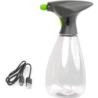 Crystals 1L Garden Pressure Battery Powered Sprayer for Indoor & Outdoor Use in Clear