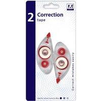 A Star Correction Tape Pack of 2 in Red