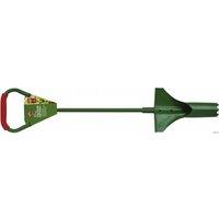 Ambassador Carbon Steel Long Handle Bulb Planter in Green
