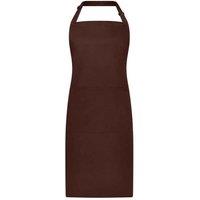 Brand Lab Bibbed Full Apron in Brown