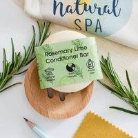 Natural Spa Cosmetics Rosemary & Lime Solid Conditioner Bar in All