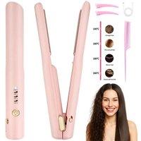 SPETLEK Portable Cordless Hair Straightener Mini USB in Pink | Size: 100g