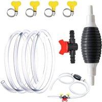 SPETLEK High Flow Siphon Hand Pump Extra Large Siphon Fuel in Clear | Size: 1000mm x 400mm