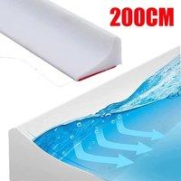 SPETLEK White 2m Shower Tray Sealing Strip Water Barrier Bathroom