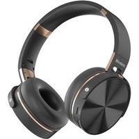 SPETLEK Foldable Noise cancelling Bluetooth 5.1 Headphones in Black