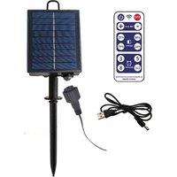 SPETLEK Solar Battery Box Outdoor Panel Controller Connector in Black