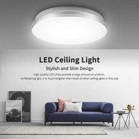 PAWNORA 24W LED Ceiling Light Round Panel in White