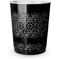 PAWNORA Black 9L Round Waste Bin Rubbish Paper Office Kitchen Home | Size: 100 cm
