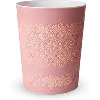 PAWNORA Pink 9L Round Waste Bin Rubbish Paper Office Kitchen Home | Size: 100 cm