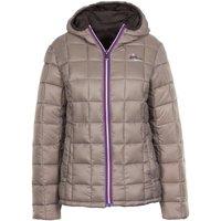Peak Mountain Women's Reversible Ski Jacket For Awa in Brown | Size: Medium