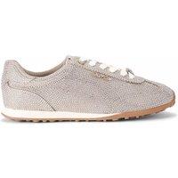 Carvela Women's 'Martina Sneaker' Fabric Trainers in Taupe | Size: 4
