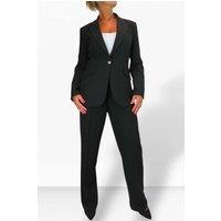 Paulo Due Women's 2 Piece Tailored Trouser Suit in Black | Size: 20