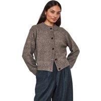 Celtic & Co Women's Alpaca Blend Cardigan in Light Brown | Size: XS