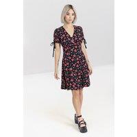 Hell Bunny Women's Lollies Love Hearts Mini Dress Black | Size: XS