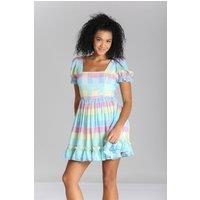 Hell Bunny Women's Skye Chiffon Printed Mini Dress | Size: XS