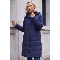Roman Women's Petite Oversized Puffer Coat in Navy | Size: 16
