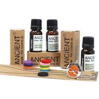 KDMD Women's Infinity Love Necklace Gift Set with Essential Oil Blends & Diffuser