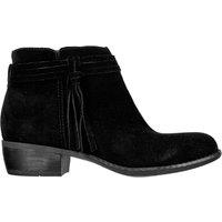 Skechers Women's Texas Tassel Western Boots Black Suede | Size: 8