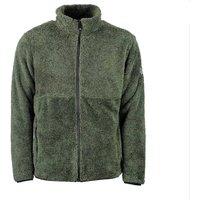 Peak Mountain Men's Fleece Coral Sherpa in Green | Size: 2XL