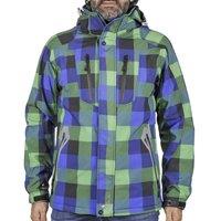 Peak Mountain Men's Softshell Jacket Cina in Green | Size: Small