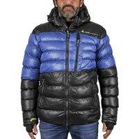 Peak Mountain Men's 'S Captin Puffer in Black | Size: XL