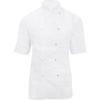 Dennys Men's Short Sleeve Chefs Jacket in White | Size: Small