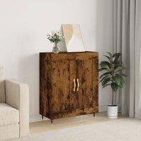 Berkfield Home Sideboard Smoked Oak 69.5x34x90 cm Engineered Wood in Brown