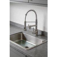 ExtraStar Stainless Steel Kitchen Tap Pull Down & Pot Filler in Silver
