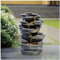 Garden Sanctuary Creative Rockery Decoration Outdoor Water Fountain in Natural