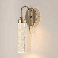 Pheashine Gold Plated Bubble Acrylic Wall Sconce, 6W 3000K Warm Light 301212cm