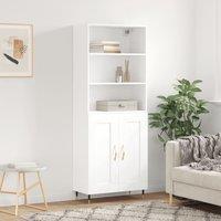 Berkfield Home Highboard White 69.5x34x180 cm Engineered Wood