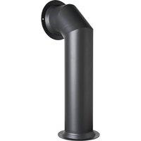 OKO Bio Ethanol Fires OKO Tall Angled Decorative Metal Stove Pipe in Charcoal Grey