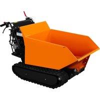 Monstershop Tracked Mini Dumper Petrol Tipper in Orange