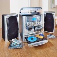 Coopers of Stortford Compact Hi-Fi Stacking System, Vinyl, CD, Tape & Digital