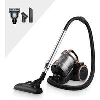 Tower T102004BLGPET 1.5L Cylinder Vacuum Cleaner Rose Gold with Pet Tool in Black