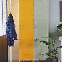 Wyld and Coco Green Metal Locker Storage Cabinet with Locking Doors