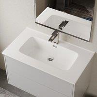 Banyetti Athena 1000mm Porcelain Basin Sink - Gloss White