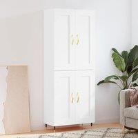Berkfield Home Highboard White 69.5x34x180 cm Engineered Wood