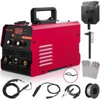 EONLION 3IN1 MIG WELDER INVERTER 350Amp MMA GASLESS in Red