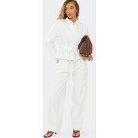 EGO Women's Denim Mid Rise Jeans in White | Size: 6