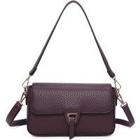 Fontanella Fashion Women's Vespera Classic PU Leather Shoulder Bag in Purple