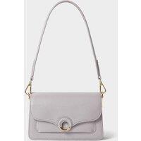 OSPREY LONDON Women's The Henley Leather Shoulder Bag in Taupe