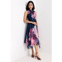 Phase Eight Women's Lucinda Midi Dress in Dark Navy | Size: 20