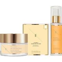 Erth Skin London Women's Vitamin C Elixir Set: Serum 60, Moisturizer & Hydrogel Pads in White