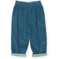 Kite Boy's Ocean Check Reversible Pull Ups in Blue | Size: 4 Years