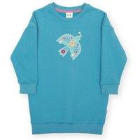 Kite Girl's Be Lucky Sweat Dress in Blue | Size: 3 Years