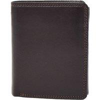 House of Leather Men's Mens Leather Large Size Wallet Metis in Brown